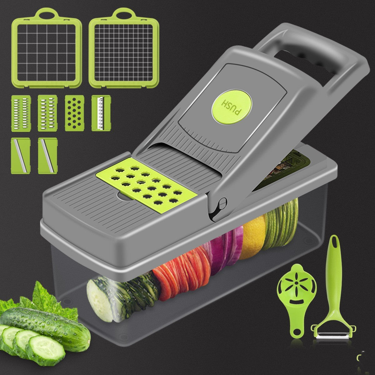 BBYSKitchen™ SleekCut – Handheld Julienne Vegetable Slicer