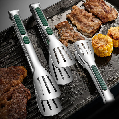 BBY’s Kitchen™ Stainless Steel Tongs Set – 7″, 9″ & 12″ Cooking & BBQ Essentials